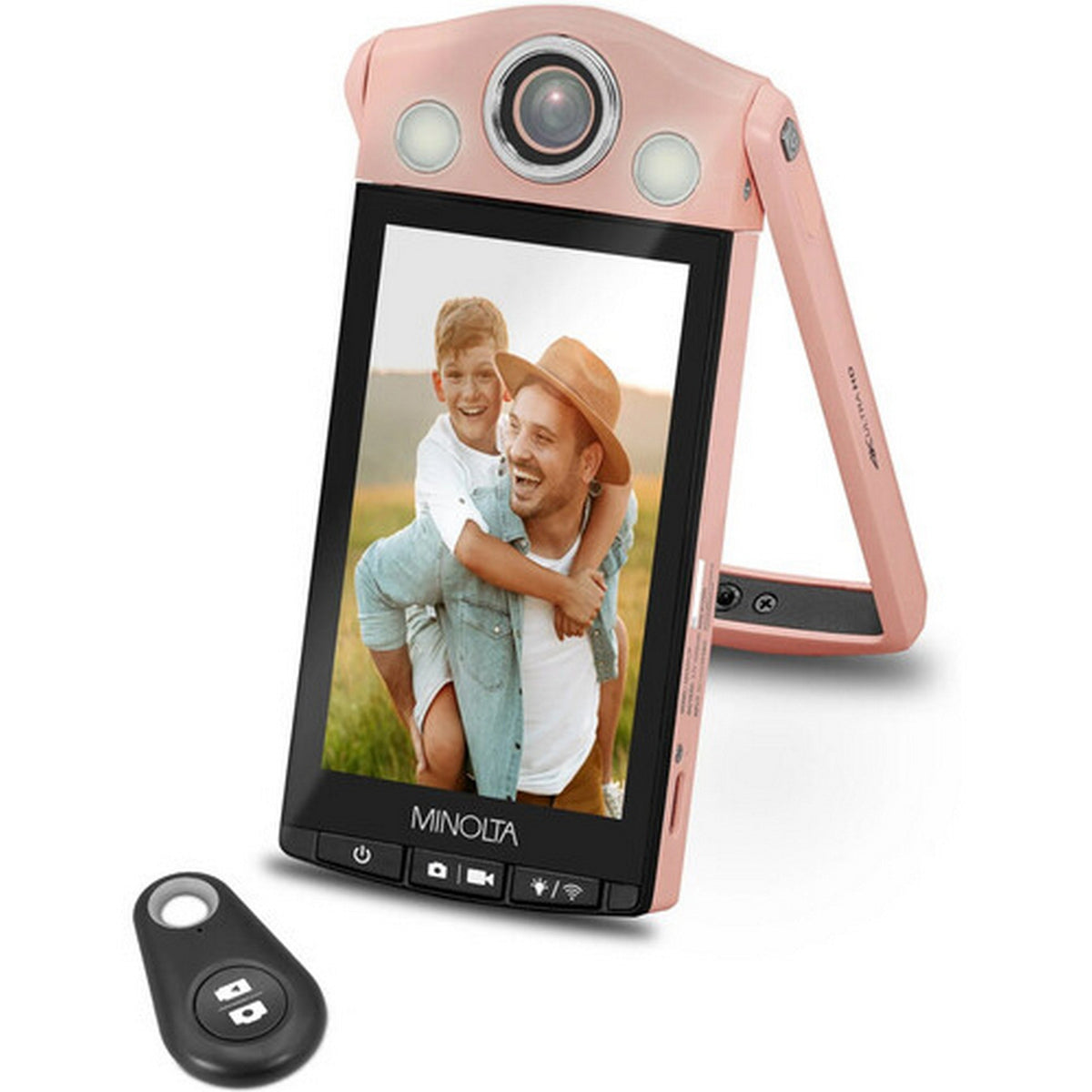 Minolta MN4KFLIP 4K Vlogging Camera with 64MP Photos and Selfie Stand