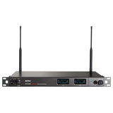 MIPRO ACT-828 Dante Digital Encryption-Capable Dual-Channel Wireless Receiver - 5UA: 482-554 MHz