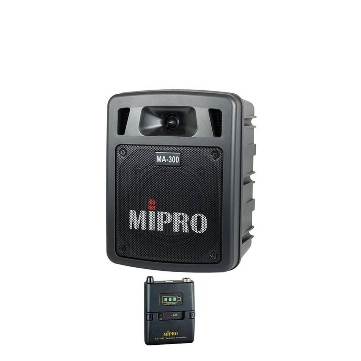 MiPro MA-300/ACT-58T 60-Watt Portable PA System with Bodypack Transmitter