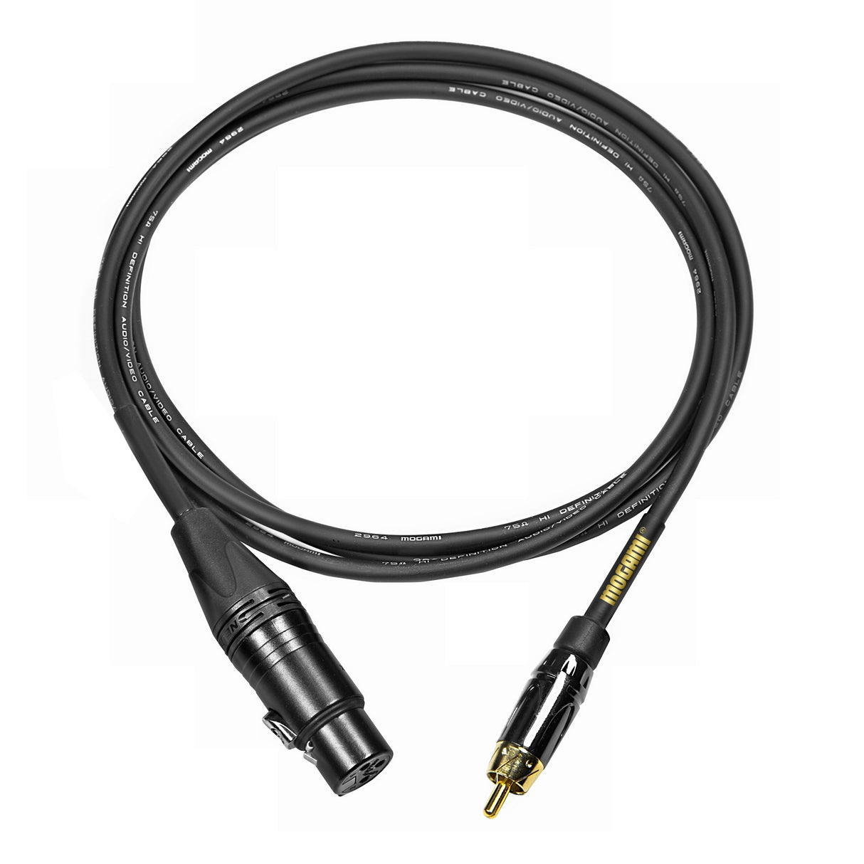 Mogami Gold XLR Female to RCA Audio Cable