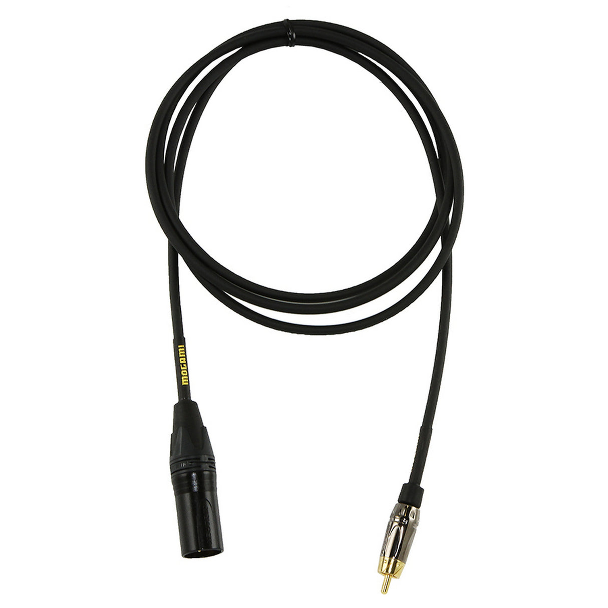 Mogami Gold XLR Male to RCA Audio Cable, 3-Feet