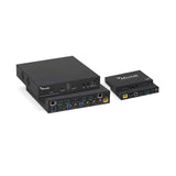 MuxLab 500532 USB-C HDMI 4x2 Presentation Switcher with Dante