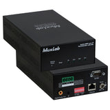 MuxLab 500755-AMP Audio Amplifier Over IP Extender Kit with Microphone and 50W Per Channel Output