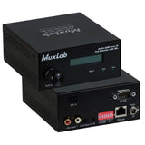 MuxLab 500755-AMP Audio Amplifier Over IP Extender Kit with Microphone and 50W Per Channel Output