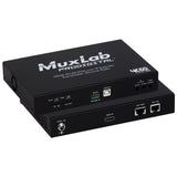 MuxLab 500760 HDMI 4K/60 KVM Over IP Extender Transmitter and Receiver Kit