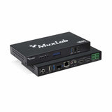 MuxLab 500863 HDMI Over IP PoE Workstation Transceiver 4K60 for Networked KVM Systems