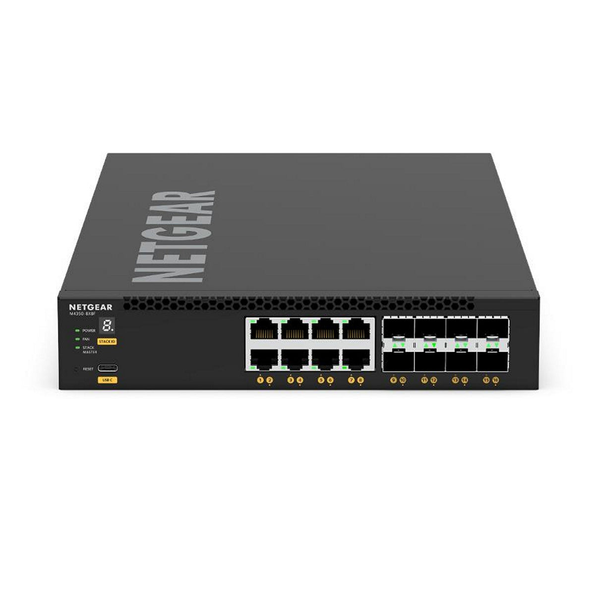 Netgear XSM4316-100NES 16-Port 8x10G/Multi-Gig and 8xSFP+ Desktop Managed Switch