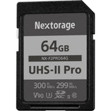 Nextorage NX-F2PRO UHS-II SD Memory Card