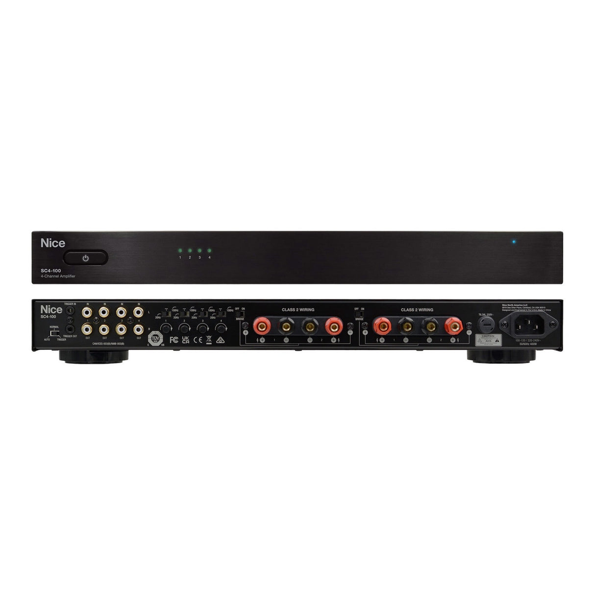 Nice SC4-100 4-Channel 100W Amplifier