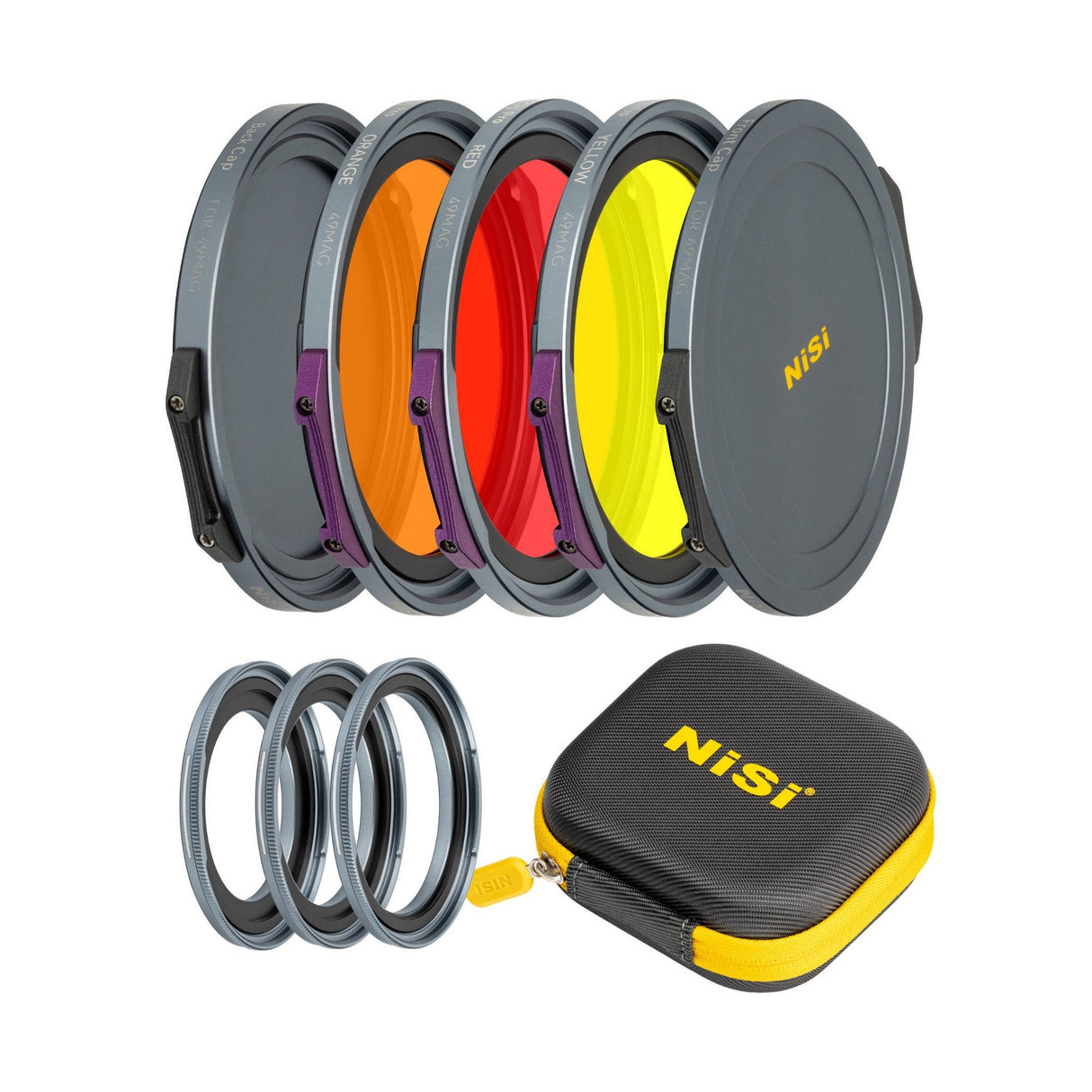 NiSi JetMag Pro 49MAG Monochrome Magnetic Filter Kit for Professional Photography