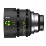 NiSi ATHENA PRIME Full Frame Cinema Lens with PL, E, L, G and RF Mount