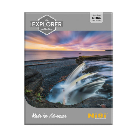 NiSi Explorer Collection 100x100mm Nano IR Neutral Density filter ND64 1.8 6 Stop