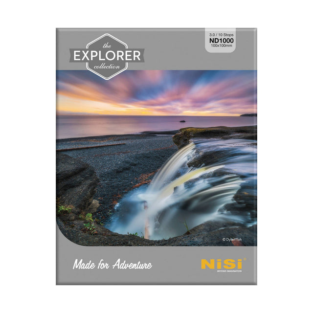 NiSi Explorer Collection 100x100mm Nano IR Neutral Density filter ND1000 3.0 10 Stop