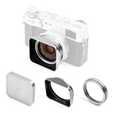 NiSi X100 Series NC UV Filter for Fujifilm X100/X100S/X100F/X100T/X100V/X100VI - Silver
