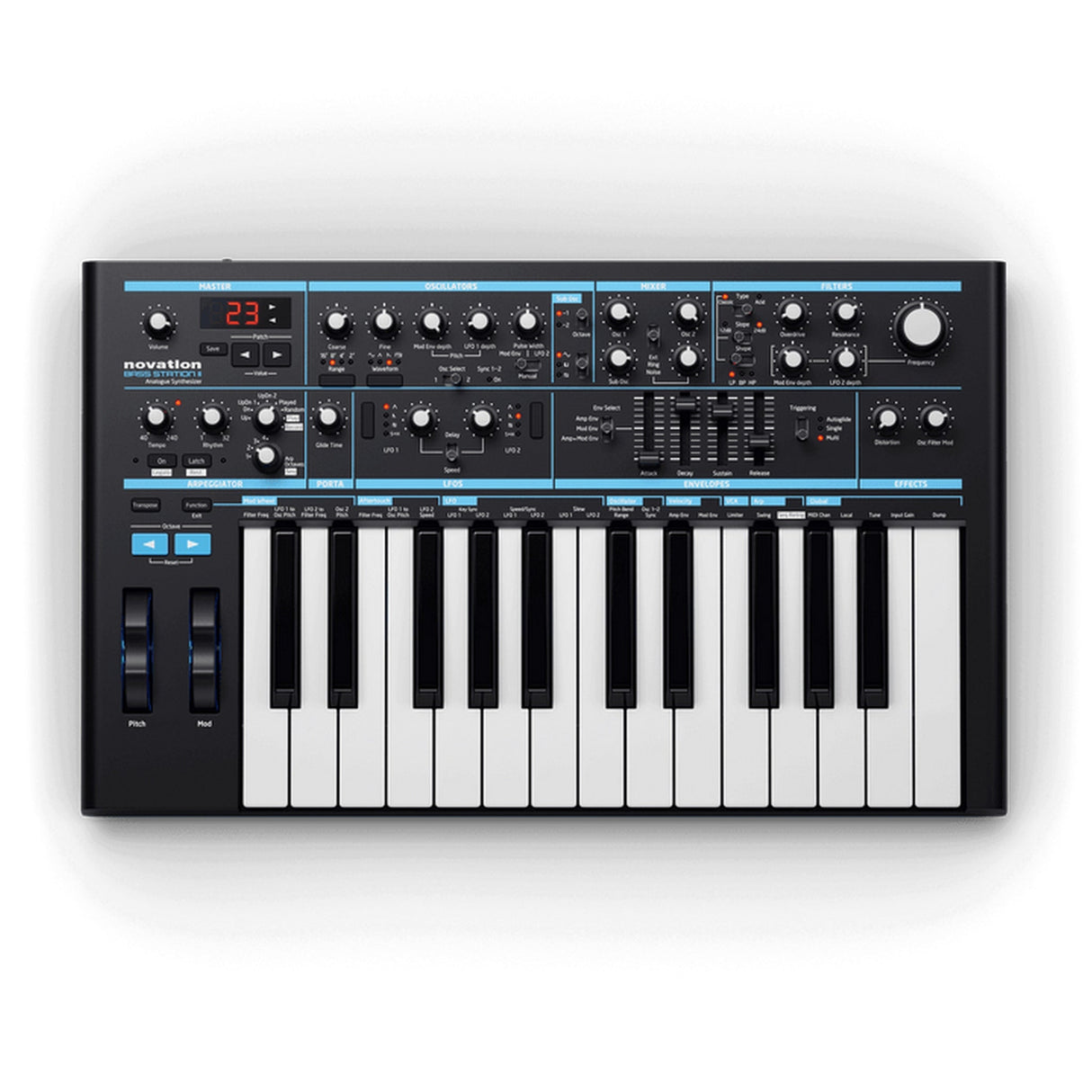 Novation Bass Station II Paraphonic Analog Synthesizer