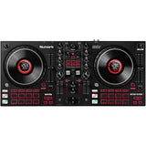 Numark Mixtrack Platinum FX 4‑Deck DJ Controller with Jog Wheel Displays