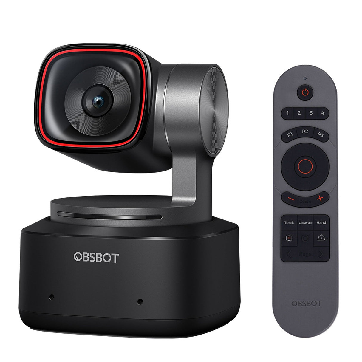 OBSBOT Tiny 2 AI-Tracking PTZ 4K Webcam and Smart Remote Control Combo