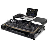 Odyssey Flight Effects Case with Glide Style Laptop Platform and Wheels for Pioneer DJ OPUS-QUAD