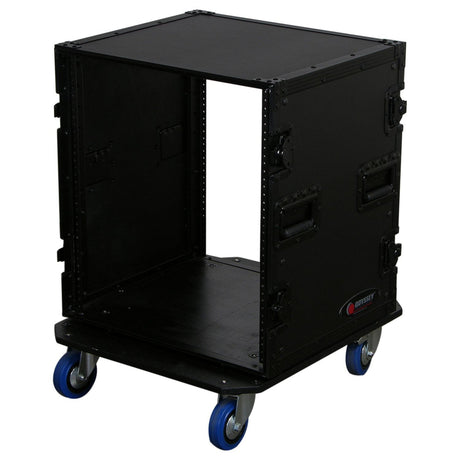 Odyssey 12U Pro Amp Rack with Casters - Black
