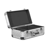 Odyssey KROM CD Case with Interior Dividers - Silver Diamond-Plated / 200 CDs