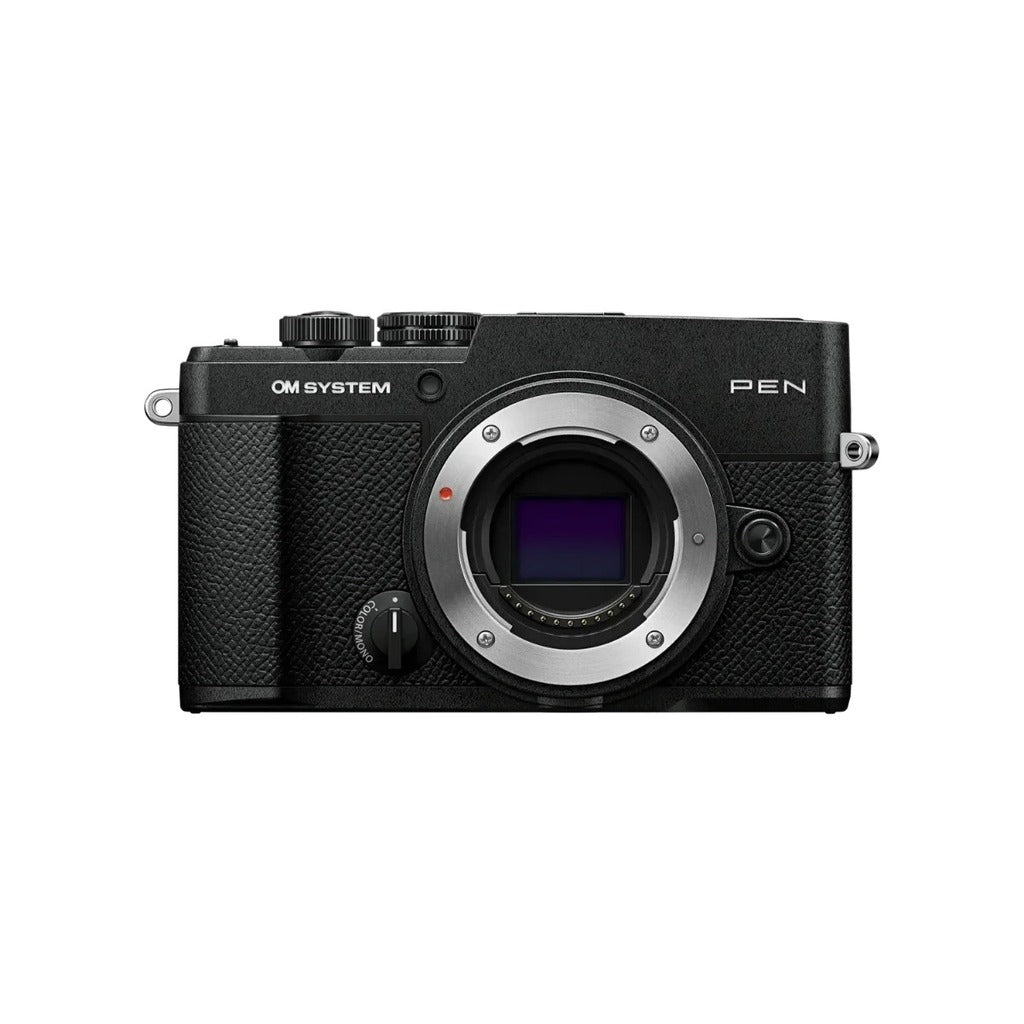 OM System PEN 20.4MP Mirrorless Camera Body, Black