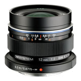 OM System M.Zuiko Digital ED 12mm f/2.0 Wide-Angle Lens, Black