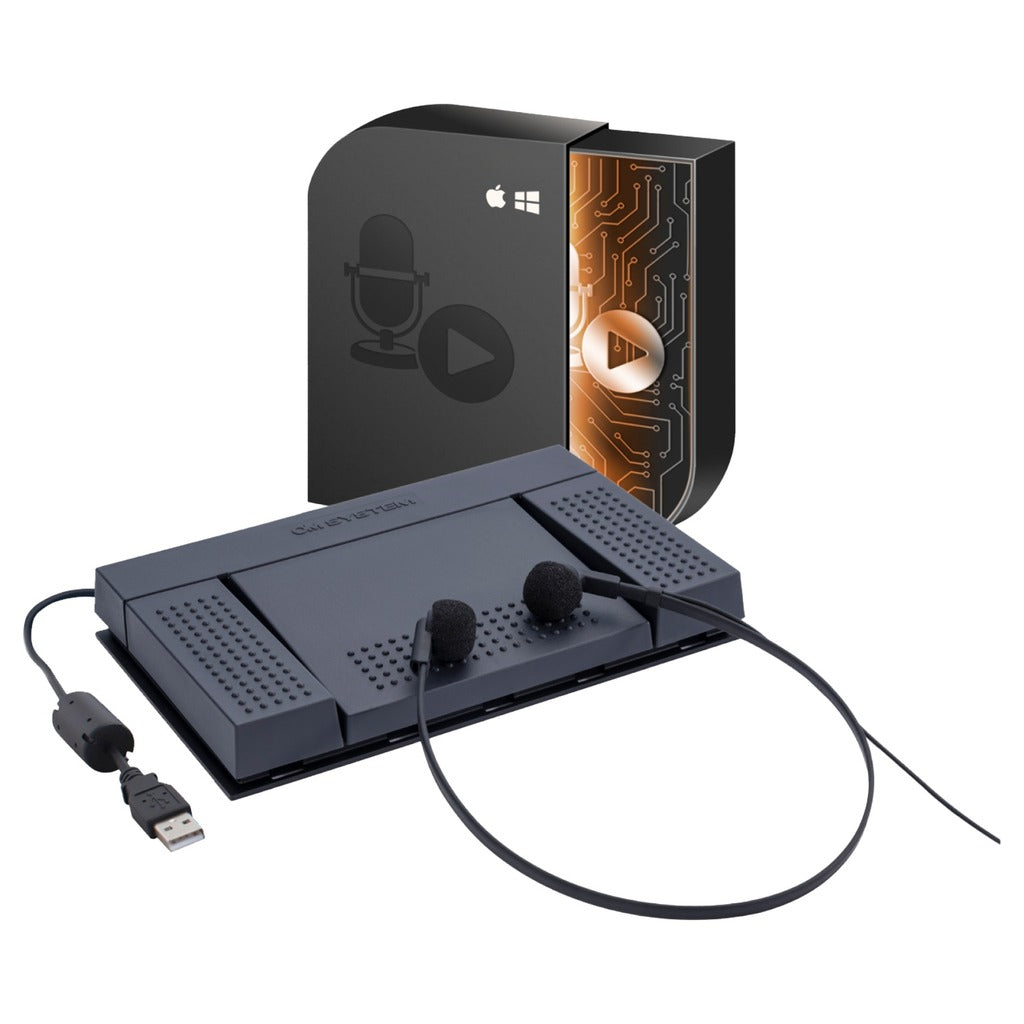 OM System AS-2700 Transcription Kit with ODMS R8 Transcription Module