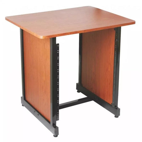 On-Stage Wood Rack Cabinet 12-Space - Rosewood