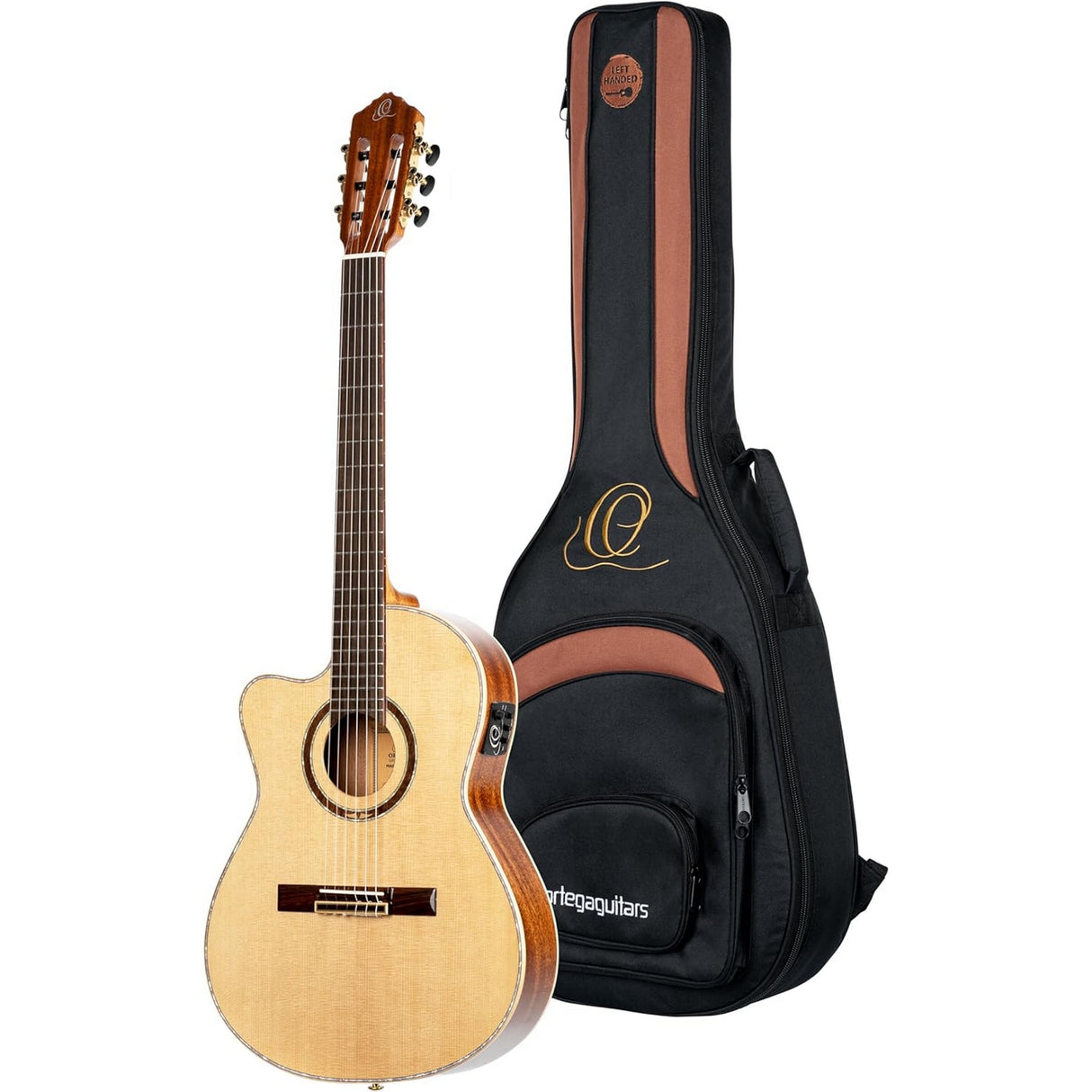 Ortega Guitars RCE138-T4-L Performer Series Full Size Acoustic Electric Guitar