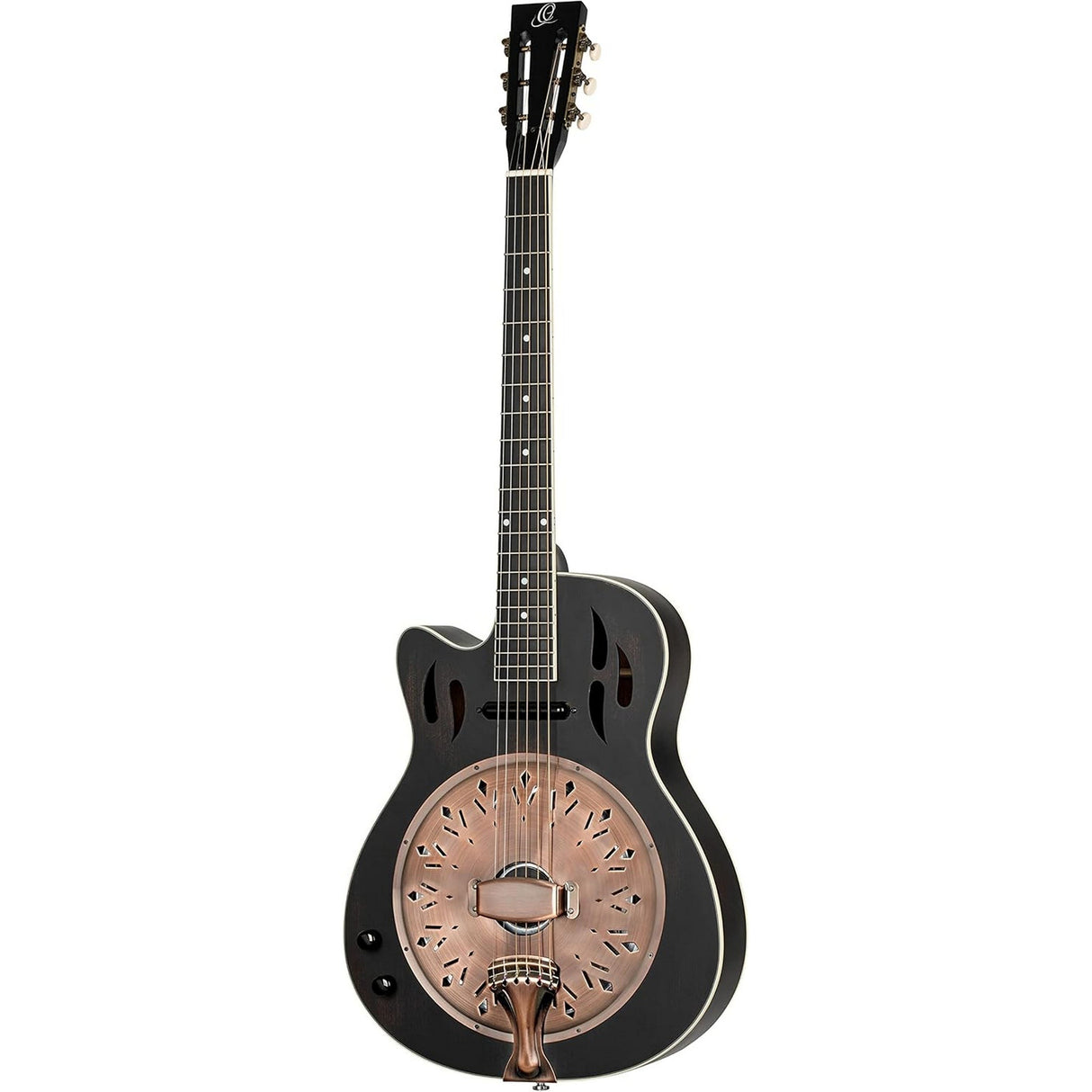 Ortega Guitars RRG40CE-DBK Americana Series Resonator Guitar