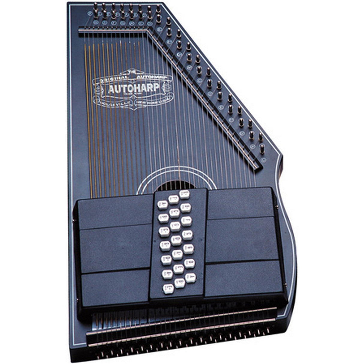 Oscar Schmidt OS73C 21-Chord 1930's Reissue Autoharp, Black