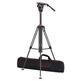 OZEN 15LIFT Tripod System with AGILE 15 E-Z LOAD 100mm Fluid Head, E-Z LIFT Pneumatic Column and Soft Case