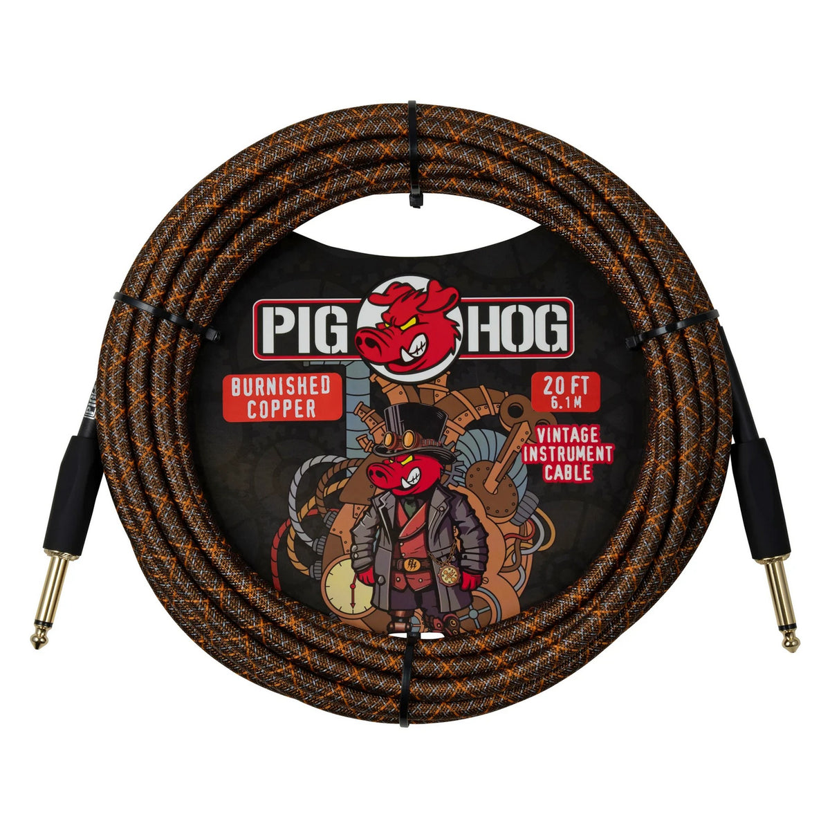 Pig Hog Burnished Copper Instrument Cable