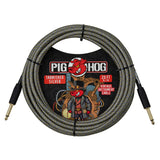 Pig Hog Tarnished Silver Instrument Cable