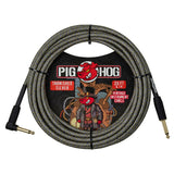 Pig Hog Tarnished Silver Instrument Cable