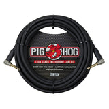Pig Hog PH186RR Dual Right-Angle 1/4-Inch Instrument Cable, 18-Foot