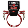 Pig Hog PHLSK Lil' Pigs Low Profile 1/4-Inch Patch Cables