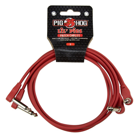 Pig Hog PHLSK Lil' Pigs Low Profile 1/4-Inch Patch Cables
