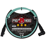 Pig Hog PHMHR Hex Series Straight XLR to Right Angle XLR Microphone Cable