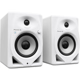 Pioneer DJ DM-50D-BT-W 5-Inch Bluetooth Desktop Monitor, White