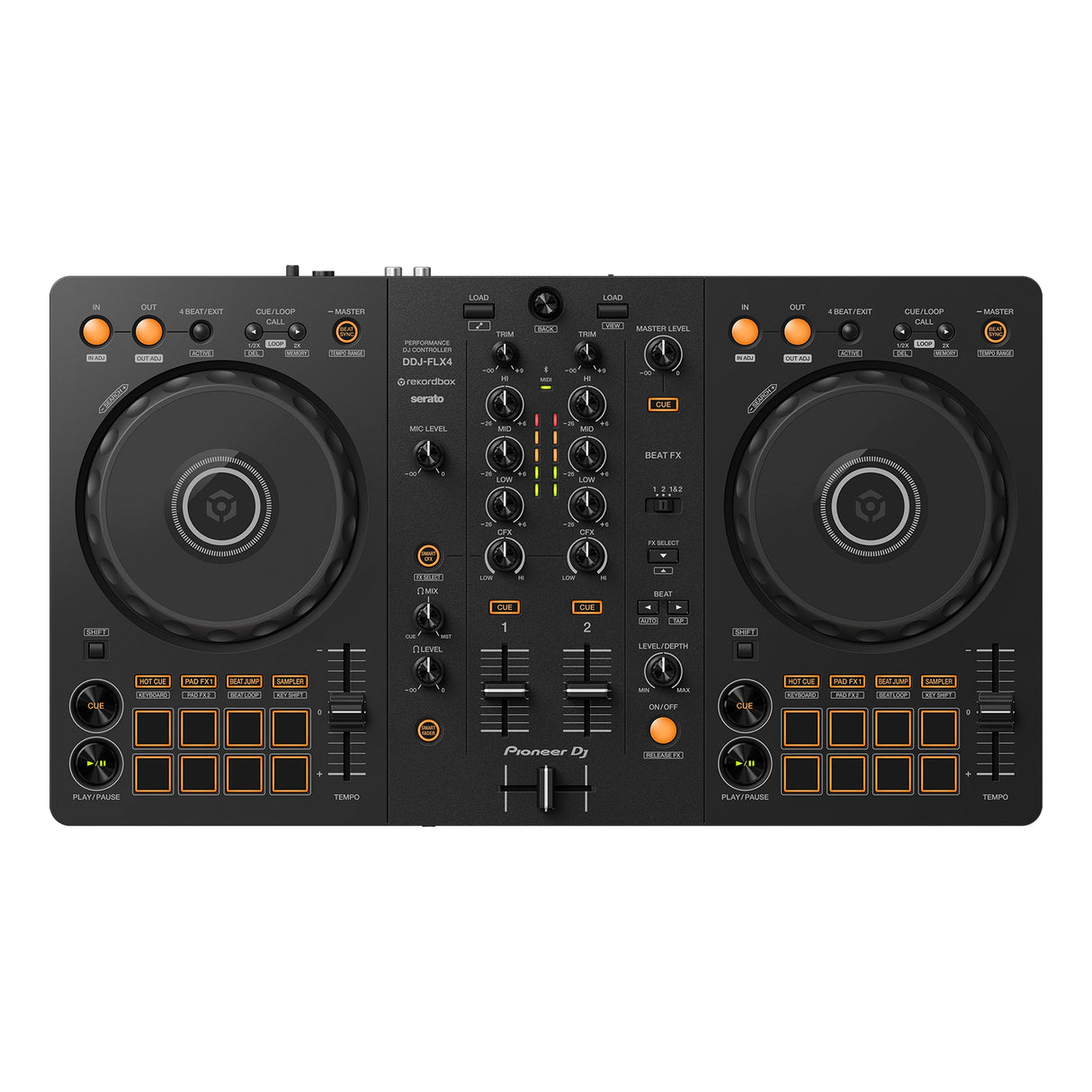 Pioneer DJ DDJ-FLX4 2-Channel DJ Controller for Rekordbox and Serato DJ Lite