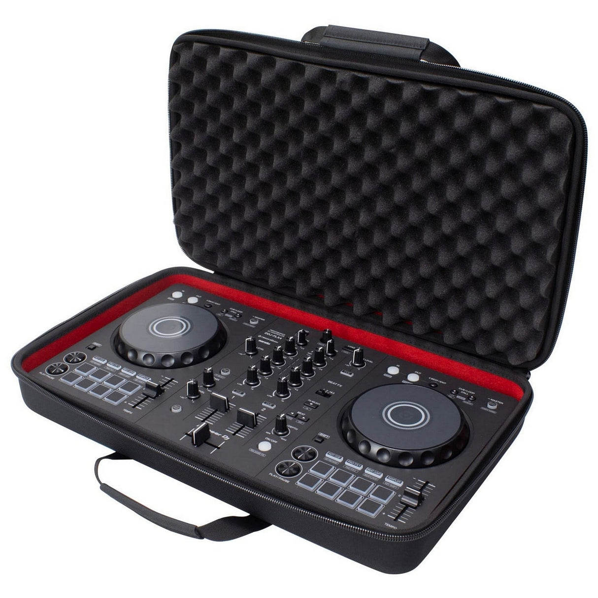 Pioneer DJ DDJ-FLX4 2-Channel DJ Controller with Odyssey BMDJFLX4 EVA Molded Case Bundle