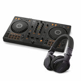 Pioneer DJ DDJ-FLX4 2-Channel DJ Controller with HDJ-CUE1 On-Ear DJ Wired Headphones Bundle