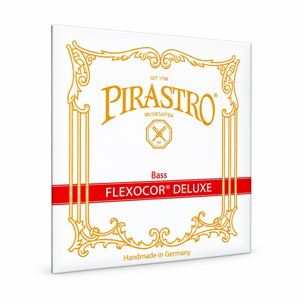 Pirastro 1FDBD Flexocor Deluxe D Double Bass String, 3/4, Medium
