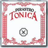 Pirastro Tonica Violin String Set, Medium Ball End With Silver D