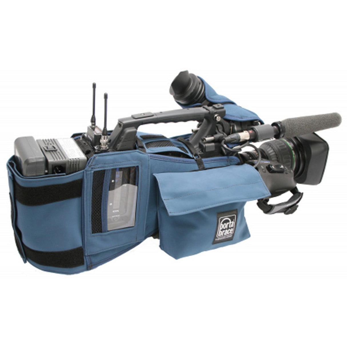 PortaBrace CBA-PMW400 BodyArmor Camera Case for Sony PMW-400, Blue