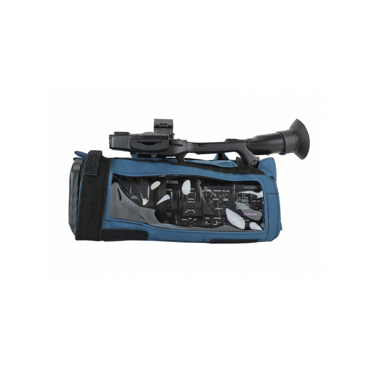 PortaBrace CBA-PXWZ150 Camera Body Armor Case for Sony PXW-Z150, Blue