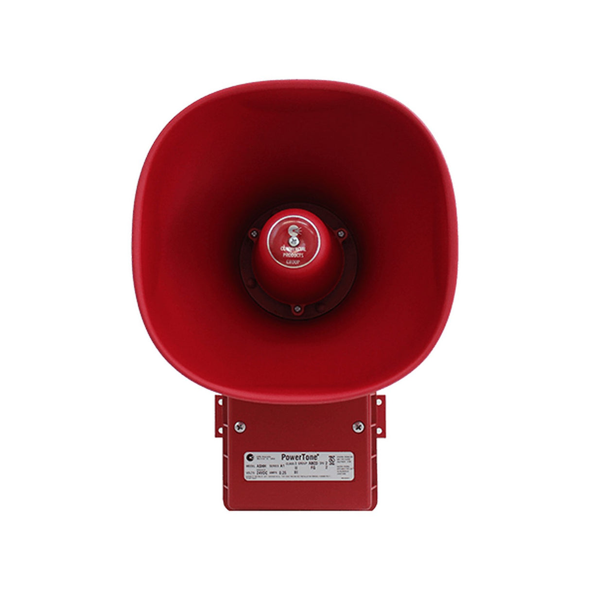 Potter ASHP-24SMR CPG Signals Model ASHP PowerTone 24VDC Amplified Speaker, Red