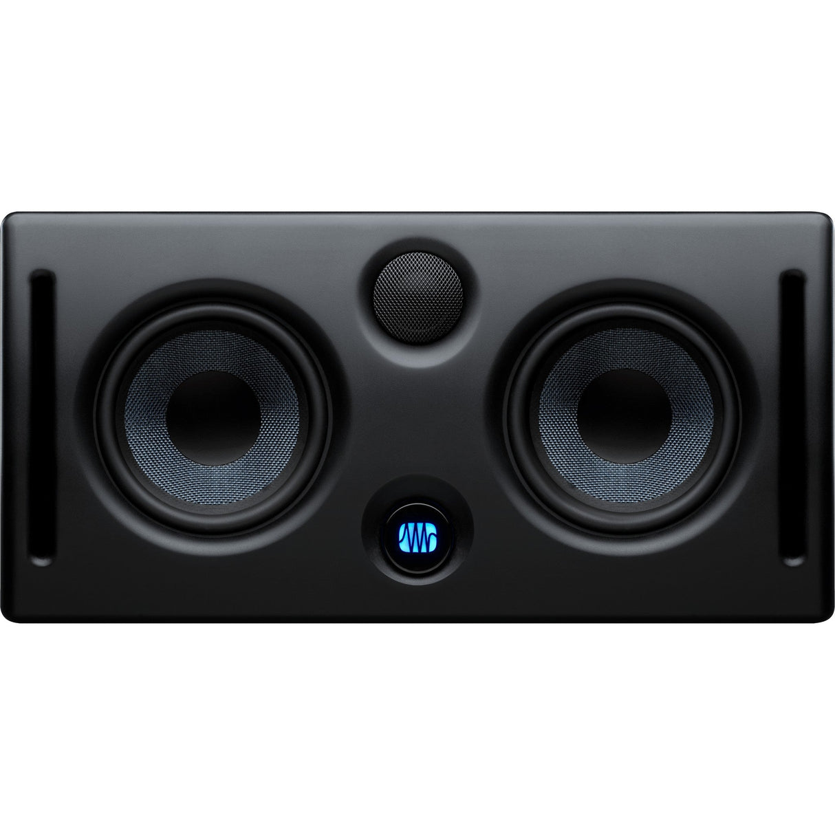 PreSonus Eris E44 Biamped 90W XLR 1/4 Inch TRS RCA Inputs Dual 4.5 Inch Custom Woven Kevlar MTM Single Unit Powered Studio Monitor (Used)