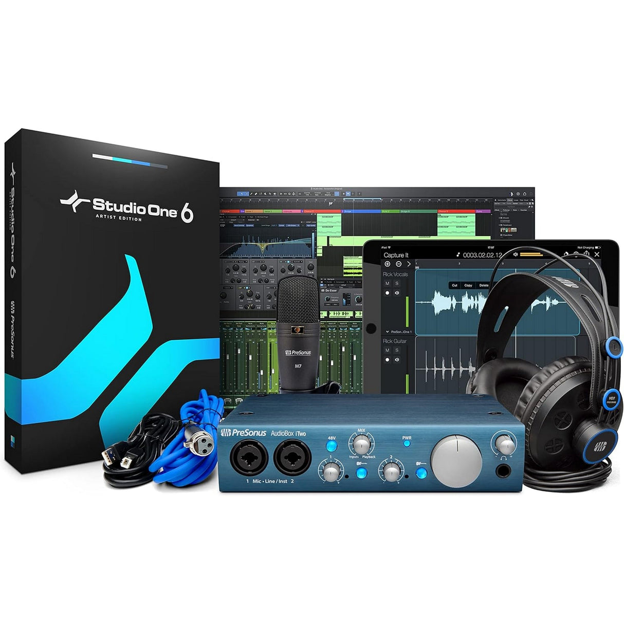Presonus AudioBox iTwo Studio Recording Bundle